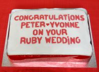 Ruby Wedding Cake - 8